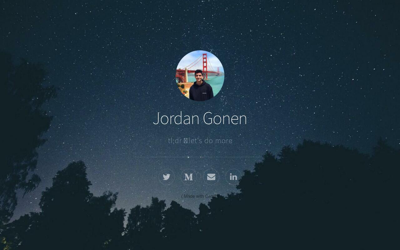 Carrd profile picture for @jordan
